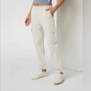 Vuori Boyfriend Cargo Joggers (Milkweed Heather)